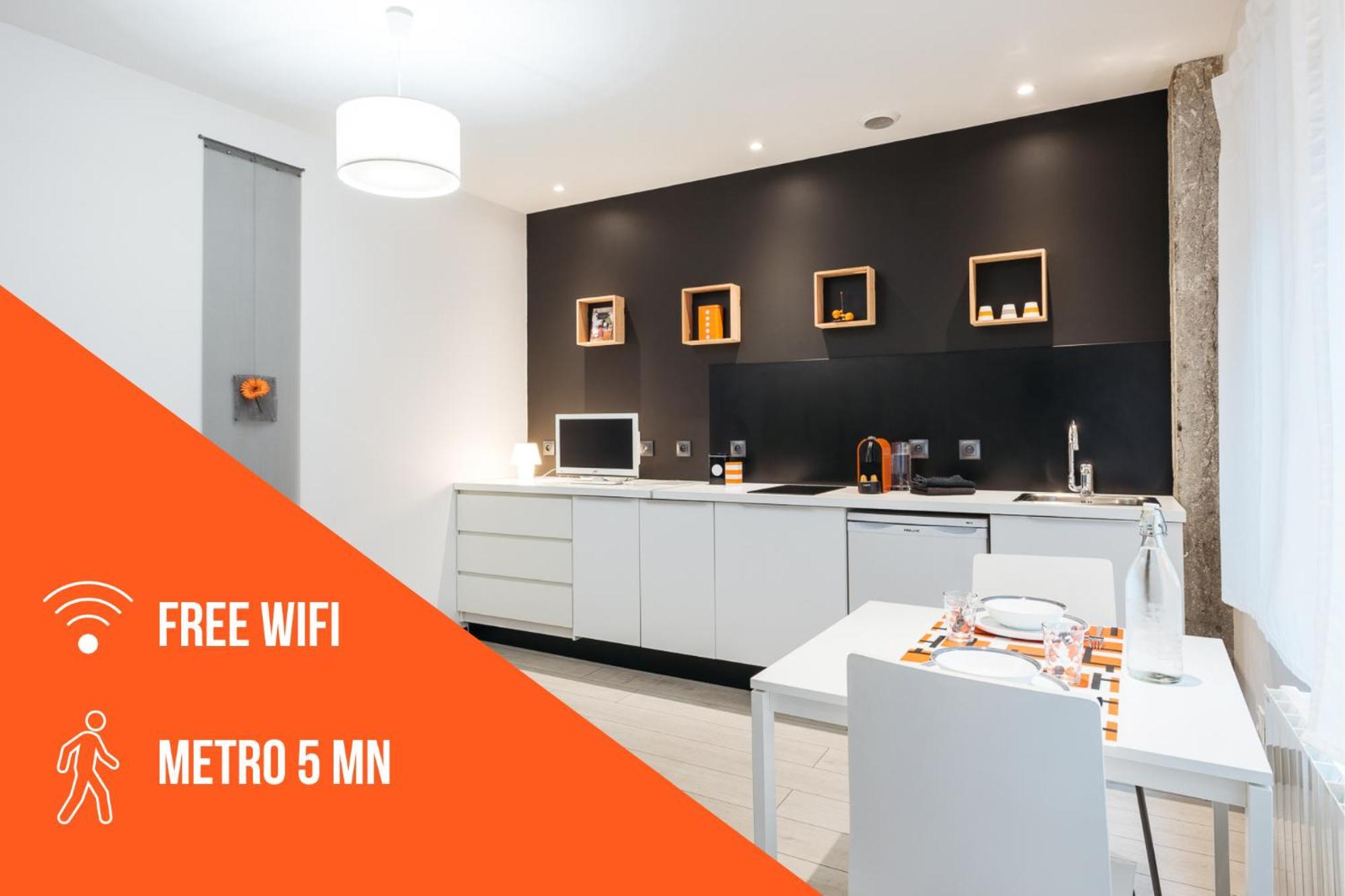 Apartamento Le 9ème- Métro Valmy-HomaLyon Exterior foto