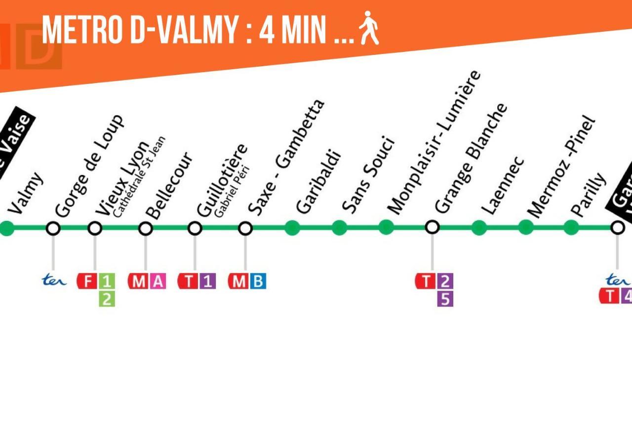 Apartamento Le 9ème- Métro Valmy-HomaLyon Exterior foto